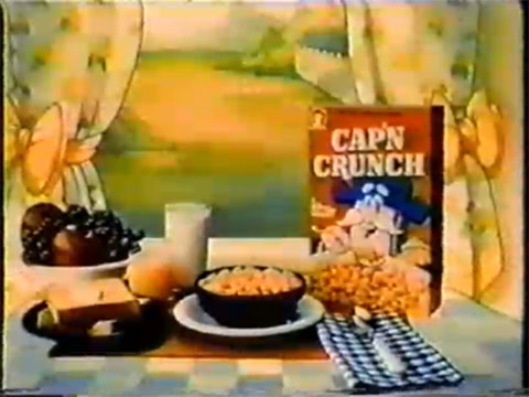 Cap'n Crunch cereal commercial 