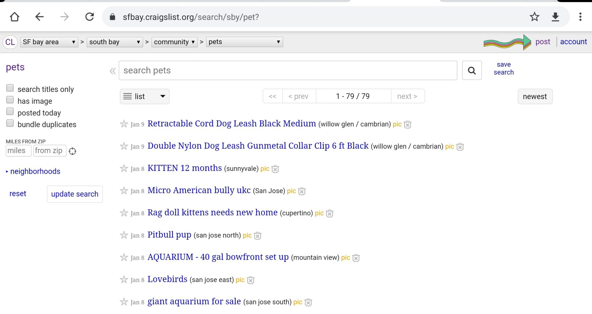 Using Craigslist to find a lost pet - First Street Pets