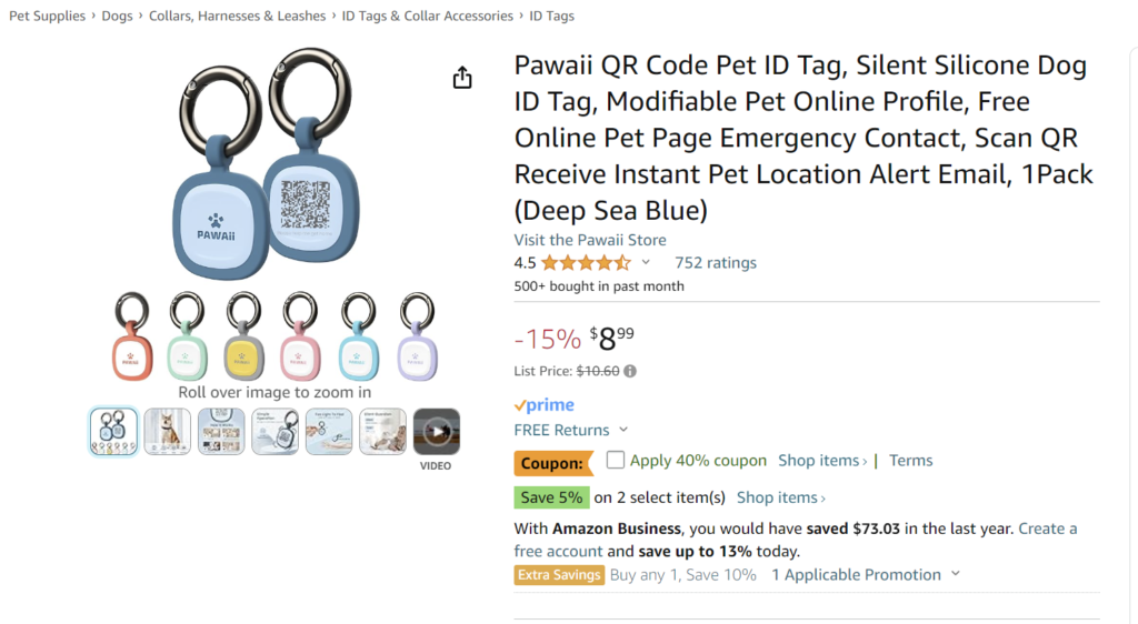 Ring Pet Tag Places QR Code for Easier Tracking: No GPS or