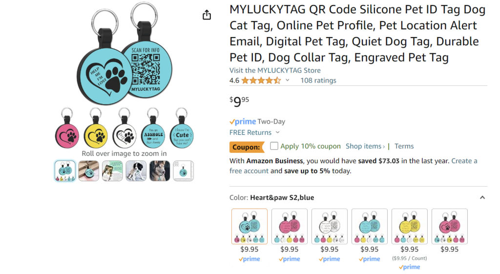 HeyBuddy - QR Code Pet Tags – HeyBuddy Club